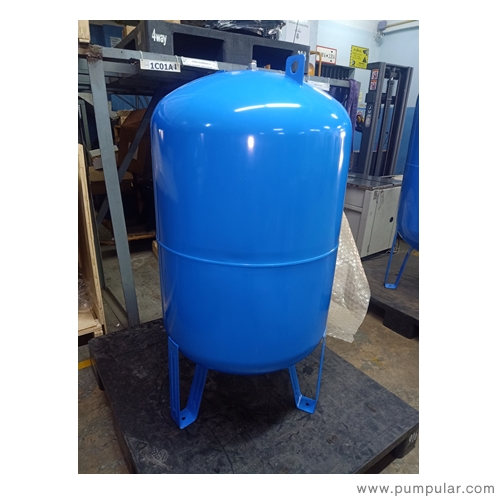 Bauman Pressure tank V200-W 10bar (585*1090) blue vertical with legs ...