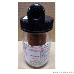 Filter/Muffer Gast 16 OZ GLASS 3/8 NPT AB599