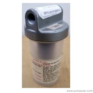 GAST V400H Muffler (filter case gray) for 0322/0522