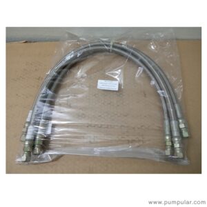 Gast Stainless Braided tube, length of 70 cms head frare nut 1 hun