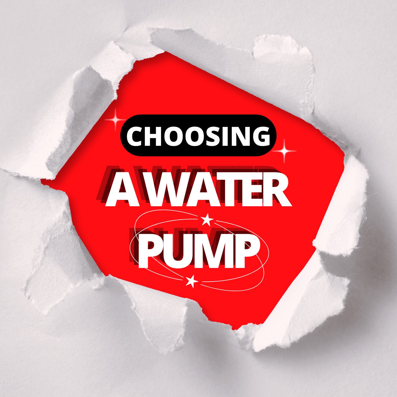 12 choosing a water pump